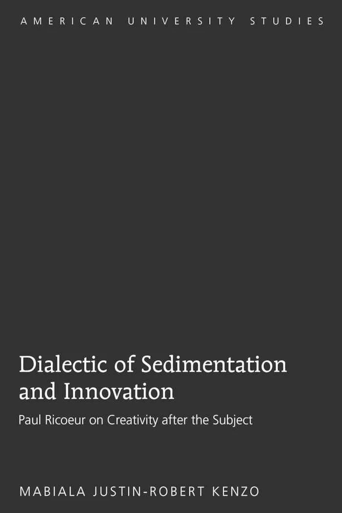 Title: Dialectic of Sedimentation and Innovation