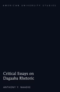 Title: Critical Essays on Dagaaba Rhetoric