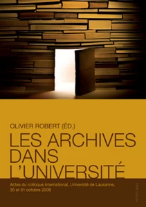 Titre: Les archives dans l’université