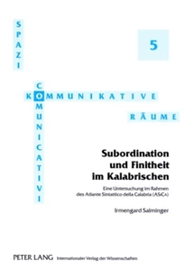 Title: Subordination und Finitheit im Kalabrischen