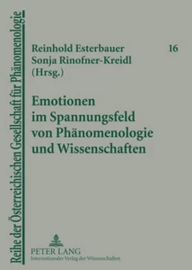 Title: Emotionen im Spannungsfeld von Phänomenologie und Wissenschaften