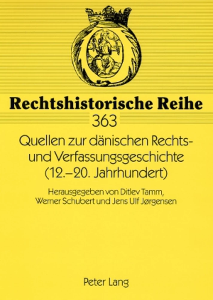 Titel: Quellen zur dänischen Rechts- und Verfassungsgeschichte (12.-20. Jahrhundert)