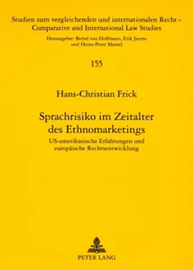 Title: Sprachrisiko im Zeitalter des Ethnomarketings