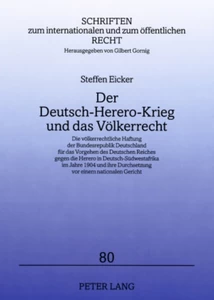 Titel: Der Deutsch-Herero-Krieg und das Völkerrecht
