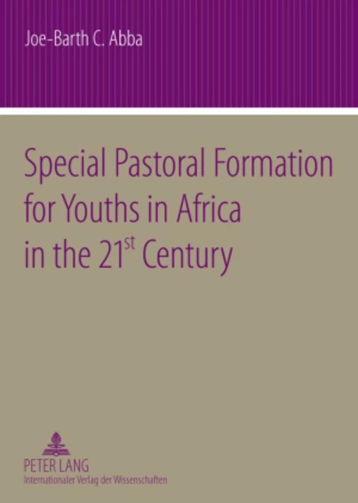 Title: Special Pastoral Formation for Youths in Africa in the 21 st Century