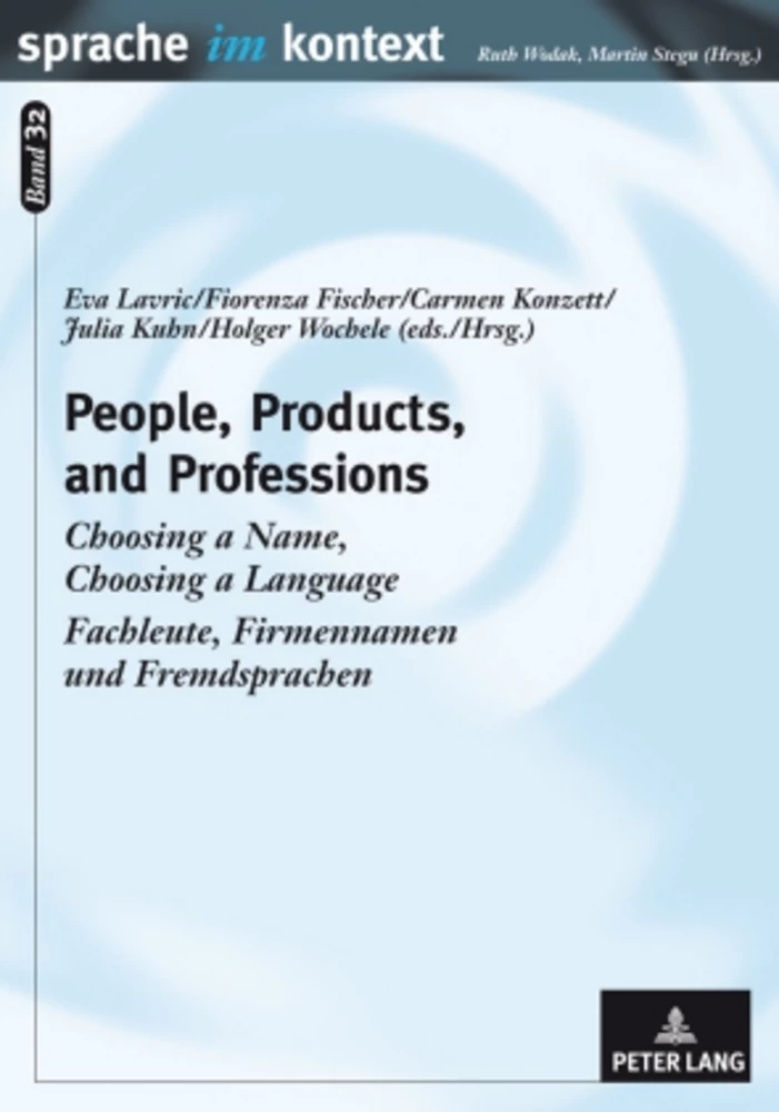 Title: People, Products, and Professions