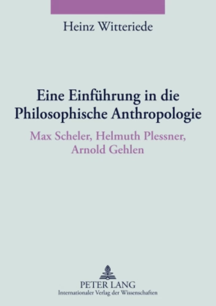 Title: Eine Einführung in die Philosophische Anthropologie
