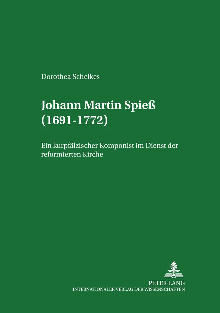 Titel: Johann Martin Spieß (1691-1772)