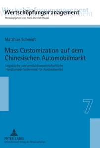 Titel: Mass Customization auf dem Chinesischen Automobilmarkt