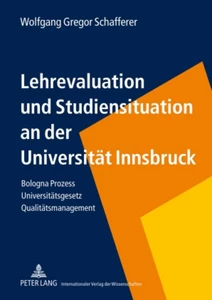 Title: Lehrevaluation und Studiensituation an der Universität Innsbruck