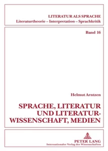 Titel: Sprache, Literatur und Literaturwissenschaft, Medien