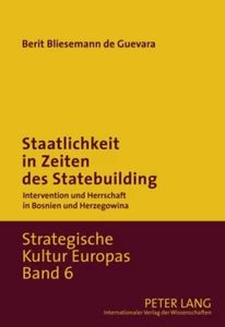 Title: Staatlichkeit in Zeiten des Statebuilding