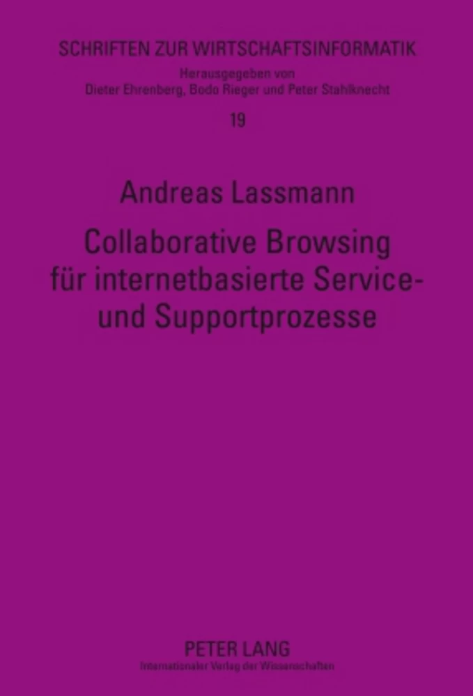 Titel: Collaborative Browsing für internetbasierte Service- und Supportprozesse