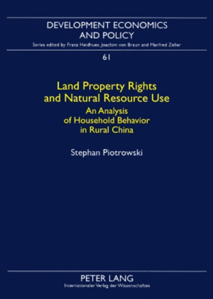 Title: Land Property Rights and Natural Resource Use