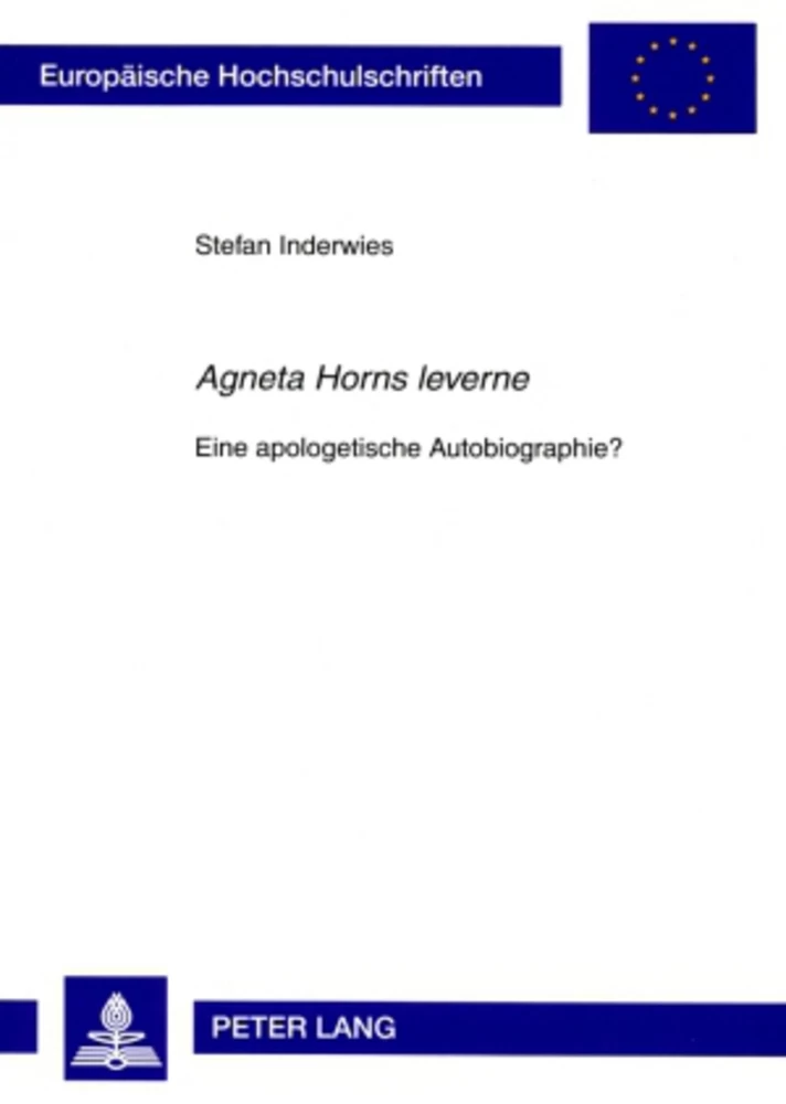 Title: «Agneta Horns leverne»