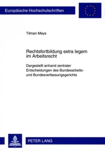 Title: Rechtsfortbildung extra legem im Arbeitsrecht