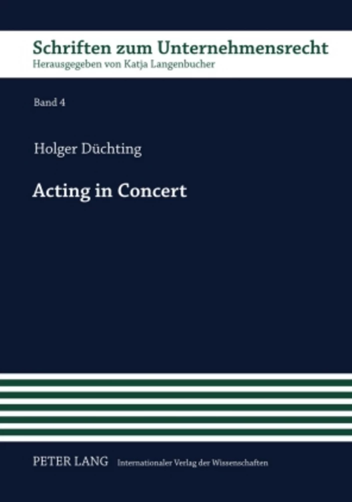 Titel: Acting in Concert