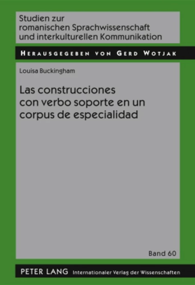 Title: Las construcciones con verbo soporte en un corpus de especialidad