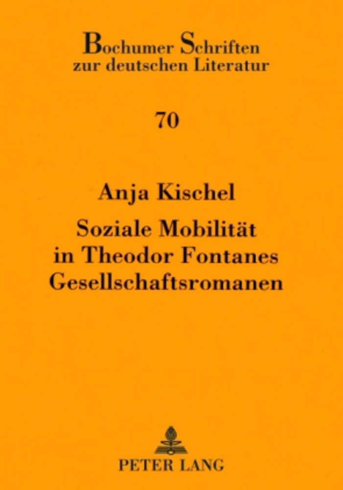 Titel: Soziale Mobilität in Theodor Fontanes Gesellschaftsromanen