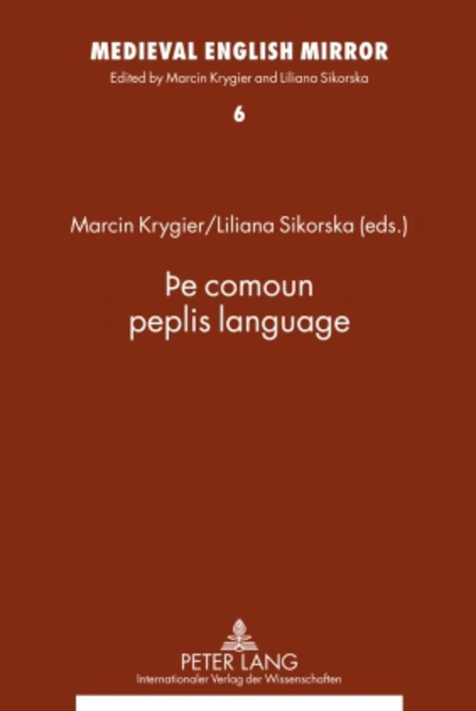 Title: Þe comoun peplis language