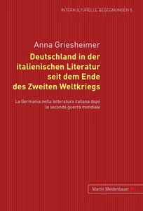 Title: Deutschland in der italienischen Literatur seit dem Ende des 2. Weltkriegs
