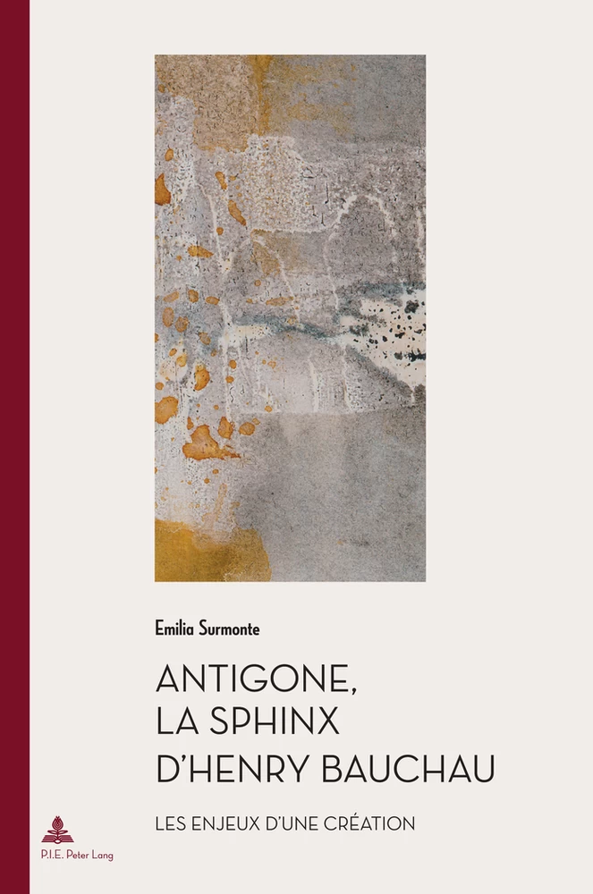 Titre: Antigone, La Sphinx d’Henry Bauchau