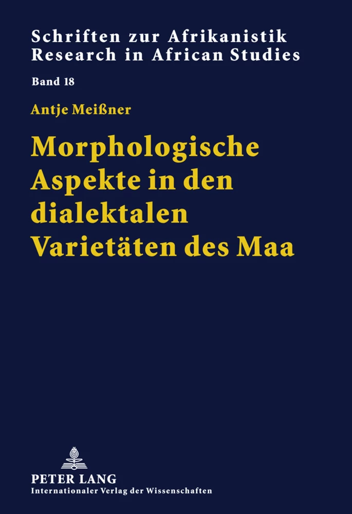 Titel: Morphologische Aspekte in den dialektalen Varietäten des Maa