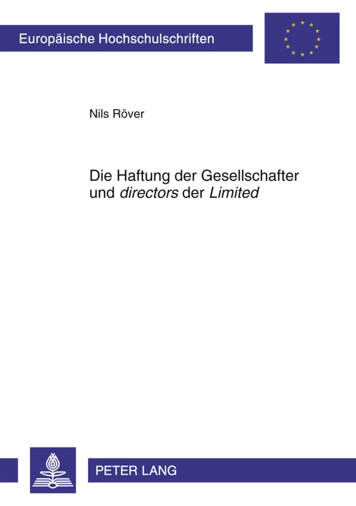 Titel: Die Haftung der Gesellschafter und «directors» der «Limited»