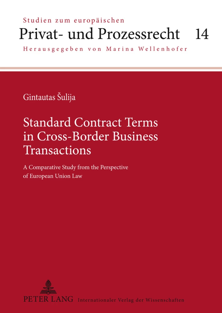 Title: Standard Contract Terms in Cross-Border Business Transactions