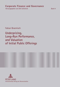 Title: Underpricing, Long-Run Performance, and Valuation of Initial Public Offerings