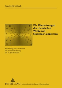 Title: Die Übersetzungen der chemischen Werke von Stanislao Cannizzaro