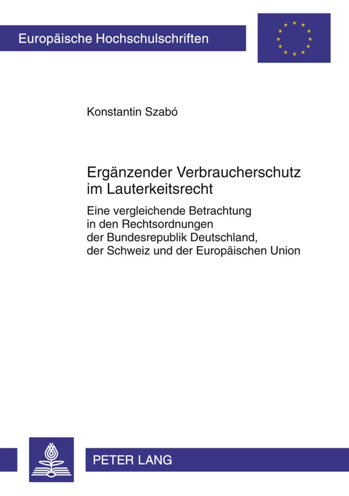 Title: Ergänzender Verbraucherschutz im Lauterkeitsrecht