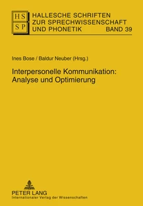 Title: Interpersonelle Kommunikation: Analyse und Optimierung