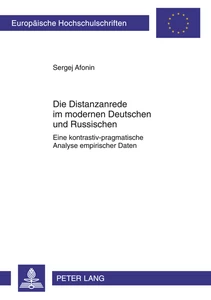Titel: Die Distanzanrede im modernen Deutschen und Russischen