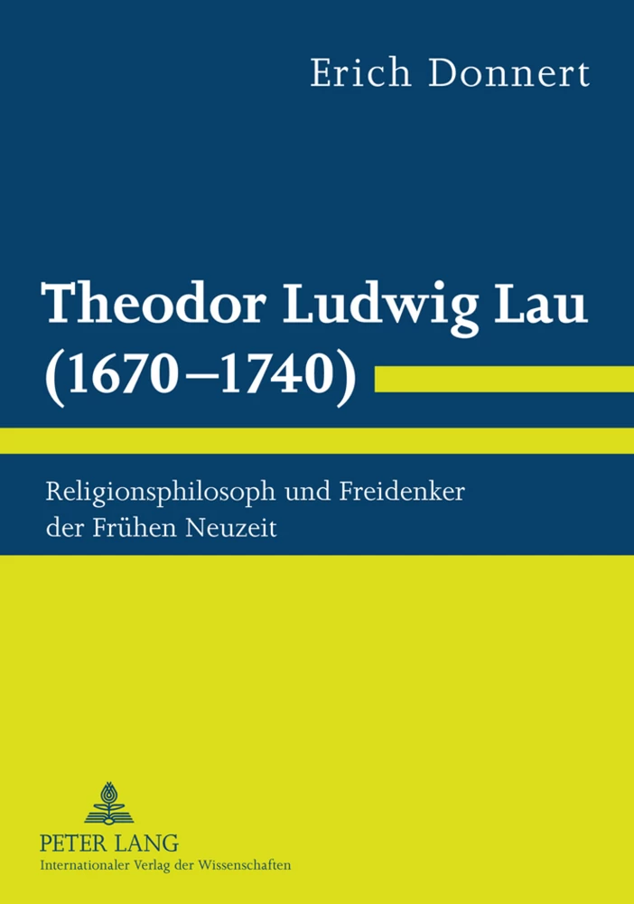 Titel: Theodor Ludwig Lau (1670-1740)
