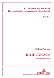 Title: Karl Kraus