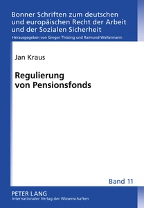 Titel: Regulierung von Pensionsfonds