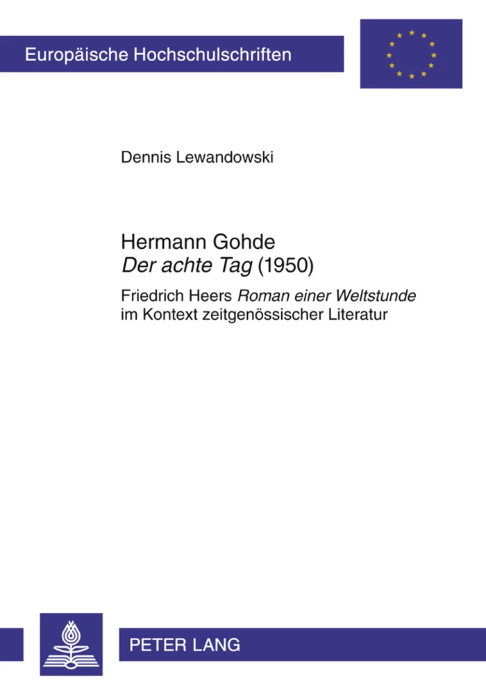 Titel: Hermann Gohde «Der achte Tag» (1950)
