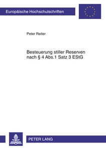Title: Besteuerung stiller Reserven nach § 4 Abs.1 Satz 3 EStG