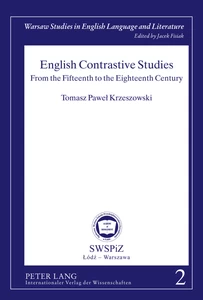 Title: English Contrastive Studies