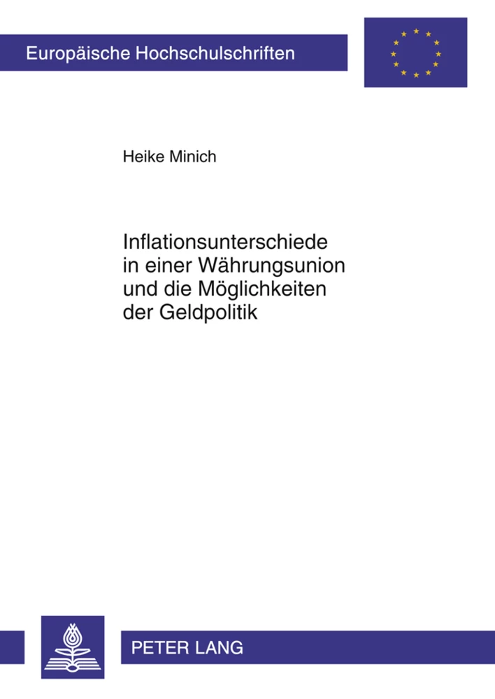Titel: Inflationsunterschiede in einer Währungsunion und die Möglichkeiten der Geldpolitik