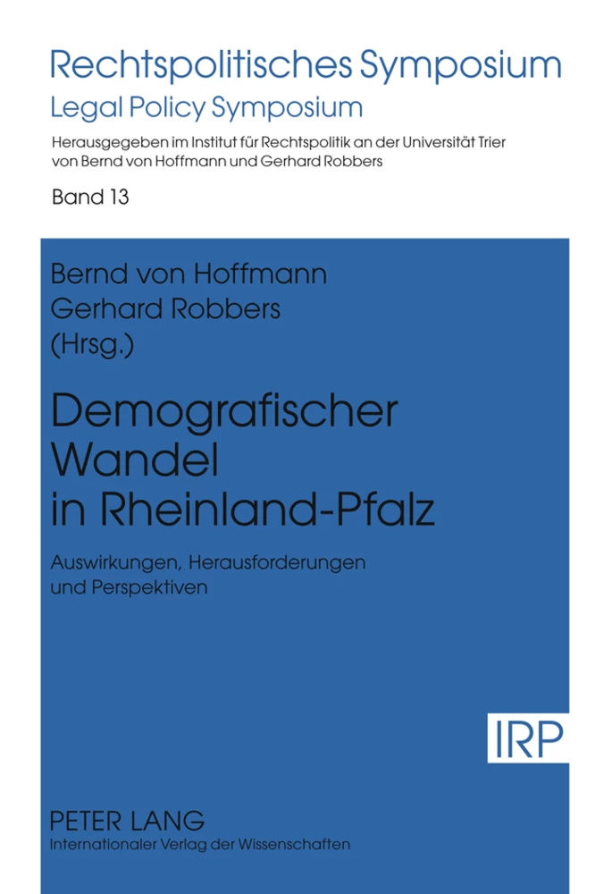 Titel: Demografischer Wandel in Rheinland-Pfalz
