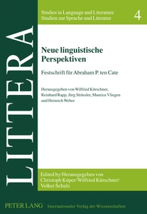 Titel: Neue linguistische Perspektiven