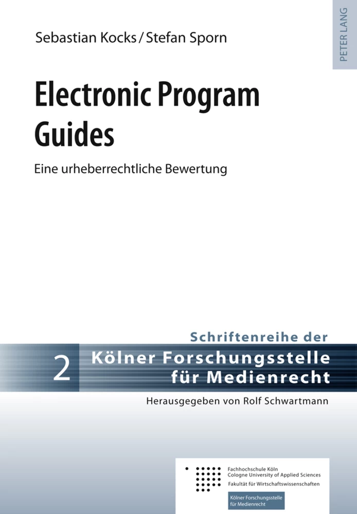Titel: Electronic Program Guides