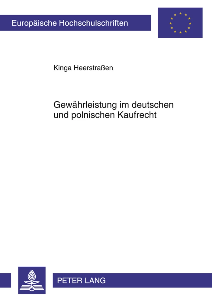Title: Gewährleistung im deutschen und polnischen Kaufrecht