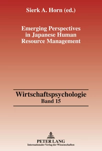 Title: Emerging Perspectives in Japanese Human Resource Management
