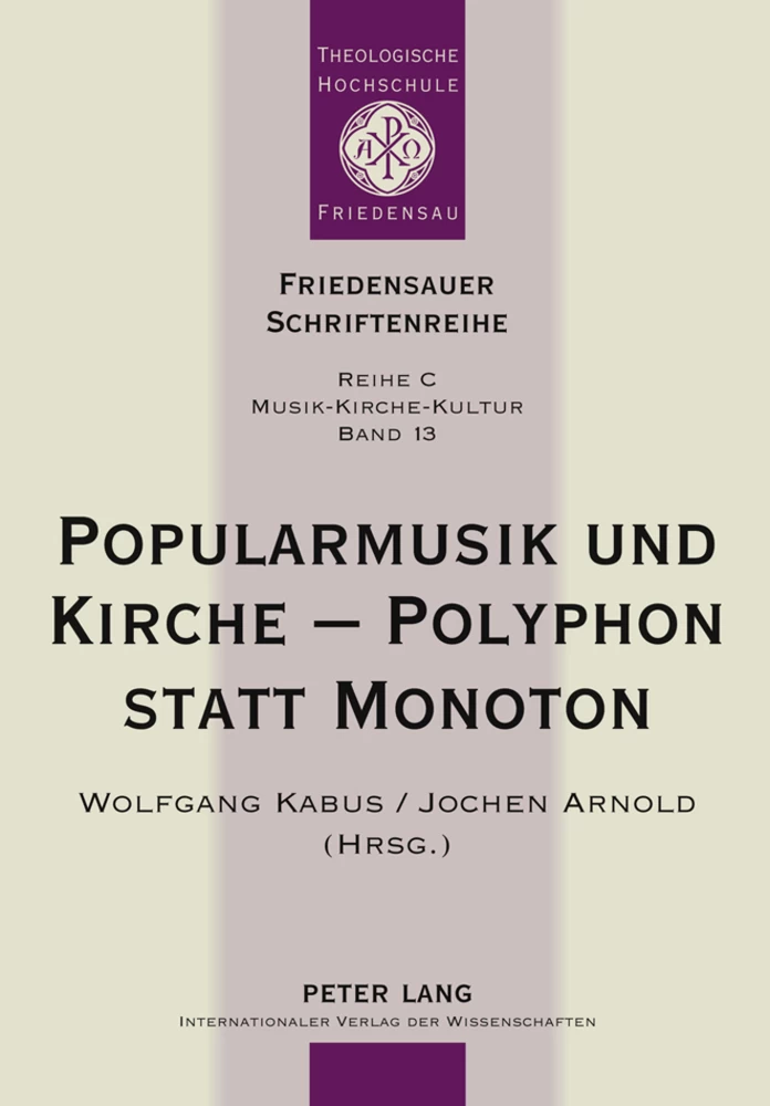 Titel: Popularmusik und Kirche – Polyphon statt Monoton