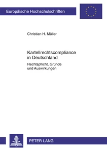 Title: Kartellrechtscompliance in Deutschland