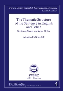 Title: The Thematic Structure of the Sentence in English and Polish