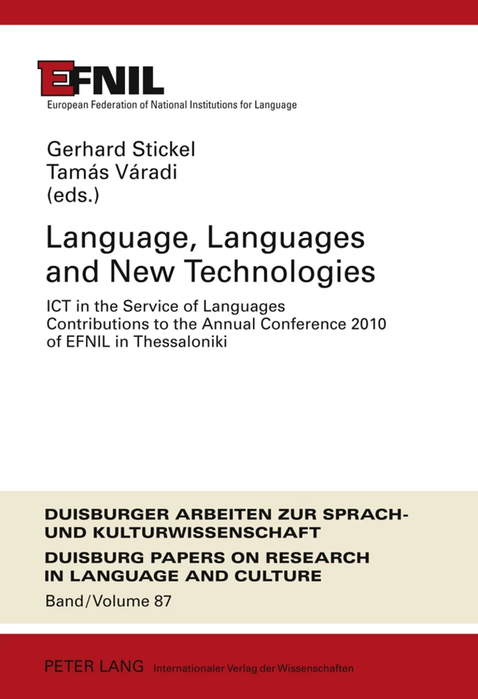 Title: Language, Languages and New Technologies